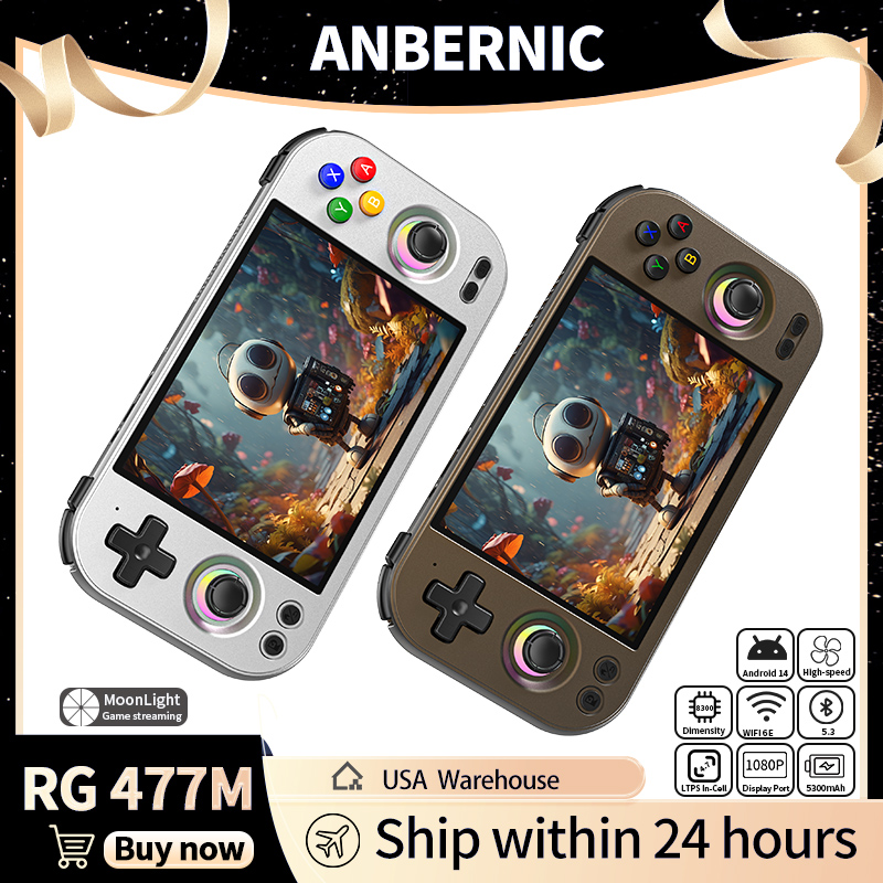 Party Games Download - ANBERNIC RG 477M Retro-Handheld-Spielekonsole 4,7