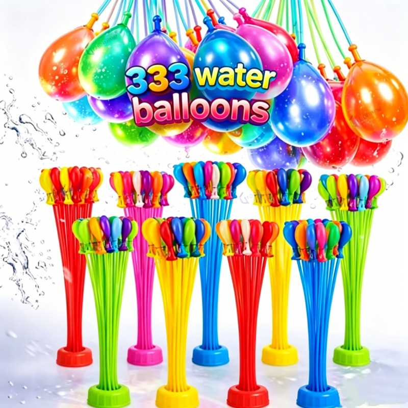 Party Games Bomb - 111-teiliges Sommer-Wasserbomben-Set: Schnell befüllbare Wasserballons für