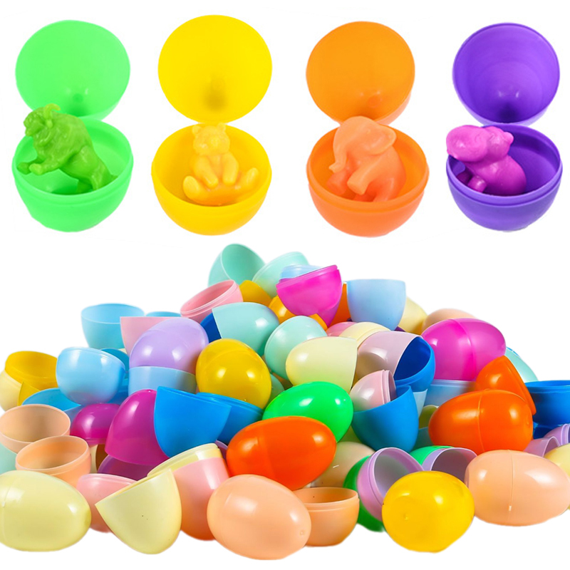 Party Games Egg - 12/24Pcs Leere Ostern Eier Kunststoff Befüllbare