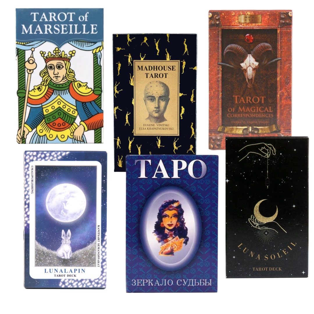 Party Games Using Cards - Spirituelles Orakel-Kartenspiel-Set, Mysteriöse Vorhersagekarten Perfekt für
