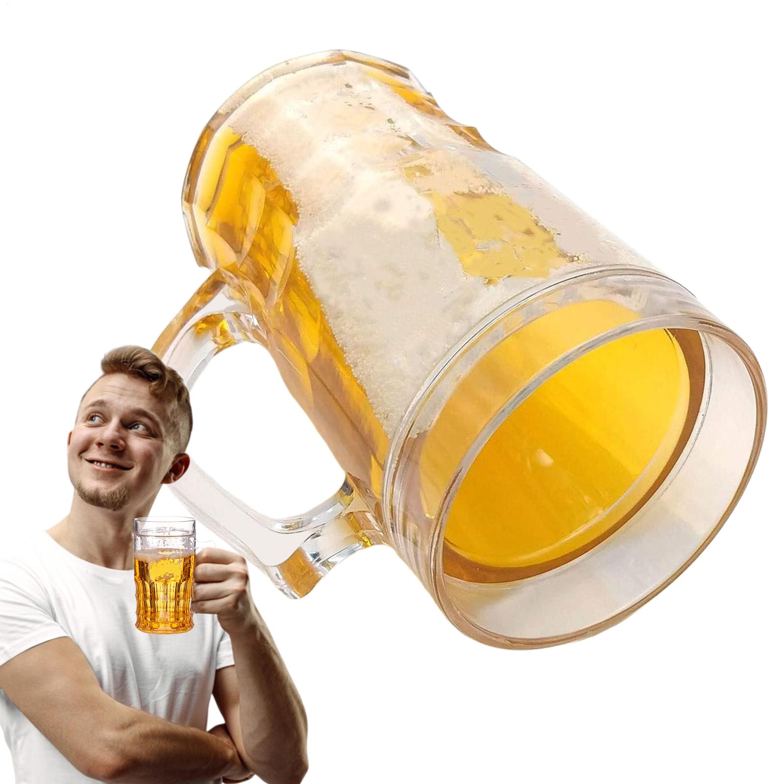 Party Games Adults Funny - Künstlicher Bierkrug, lustiger Wasserbecher, neuartiges Streichspielzeug