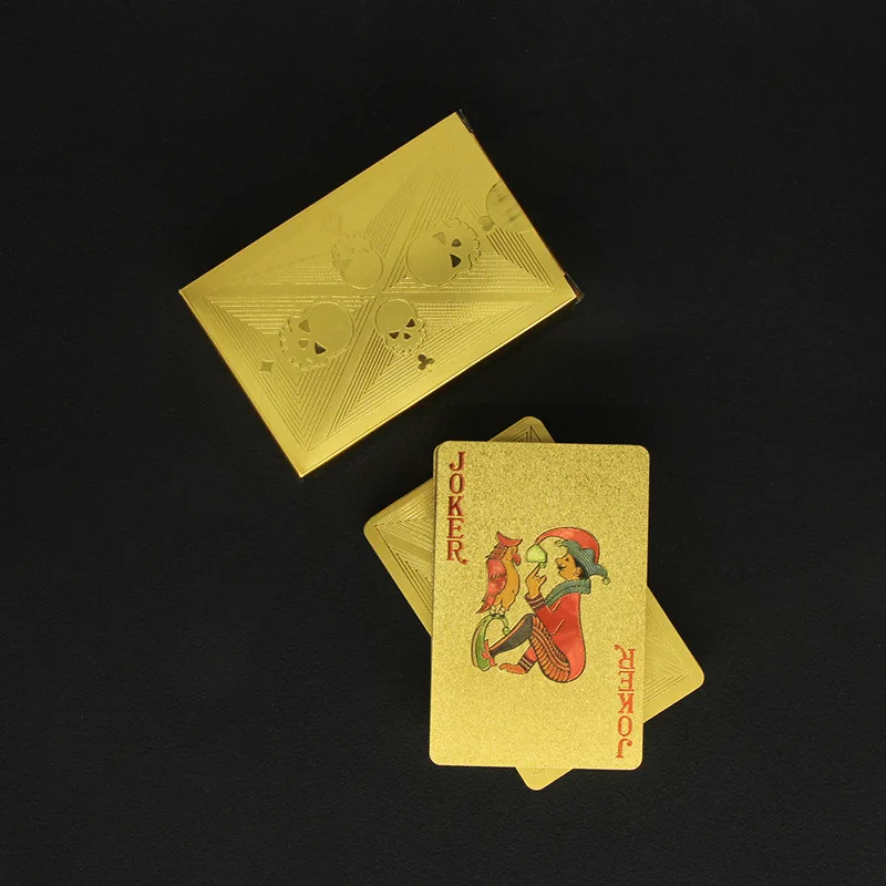 Goldfolie Schädel Poker Karten – Party Games Using Cards Bewertung und Preis