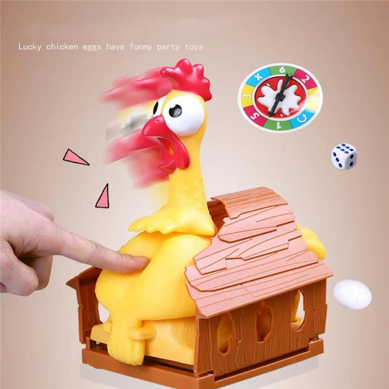 Lustiges Glückshuhn, das Eier  – Party Games Egg Bewertung und Preis