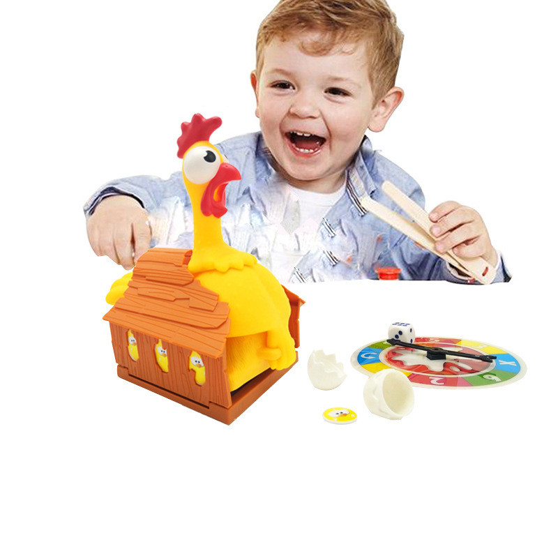 Lustiges Glückshuhn, das Eier  – Party Games Egg Bewertung und Preis