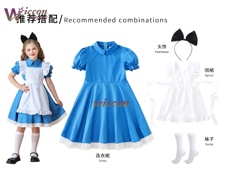 OHaYo Kinder Mädchen Blau Alic – Party Games Alice In Wonderland Bewertung und Preis