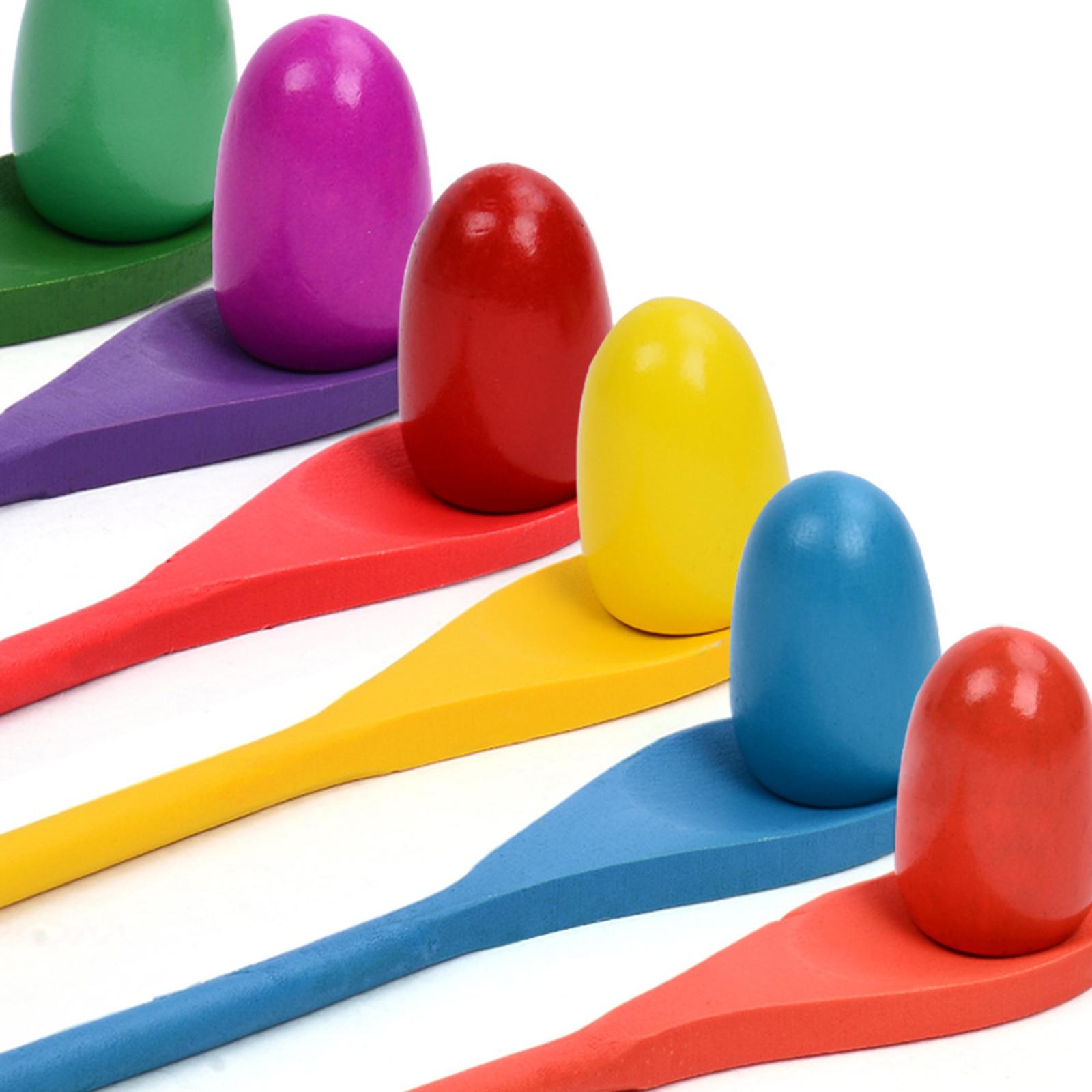 6-teiliges Eierlöffel-Rennspie – Party Games Egg Bewertung und Preis