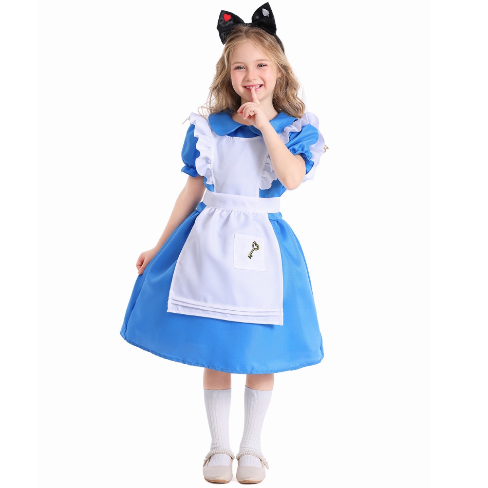Kinder Mädchen Blaues Alice im – Party Games Alice In Wonderland Bewertung und Preis